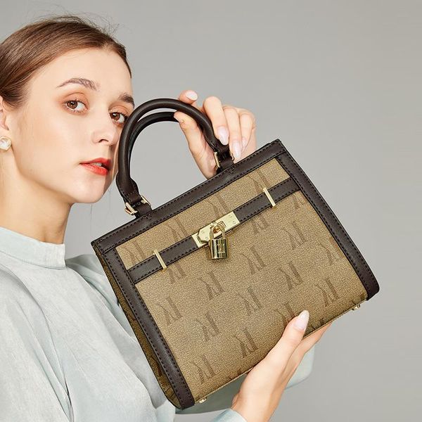 

gift kong luxury bag leather brand-name big-name trendy messenger purchasing hong shoulder portable handbags niche tvhff