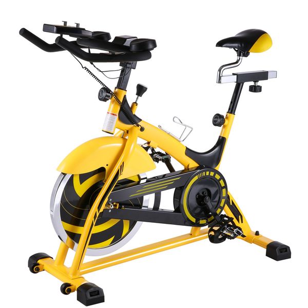 

indoor cycling bikes, 44lbs flywheel & pulse sensor/lcd monitor/ipad mount exercise bike/adjustable handlebar