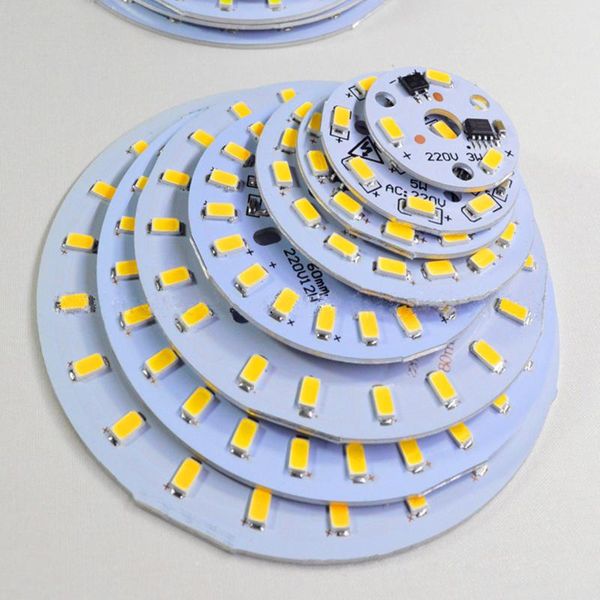 

aluminum led modules lights integrated driver lamp plate smd 5730 ac 220v white/warm for replace ceiling luminaire