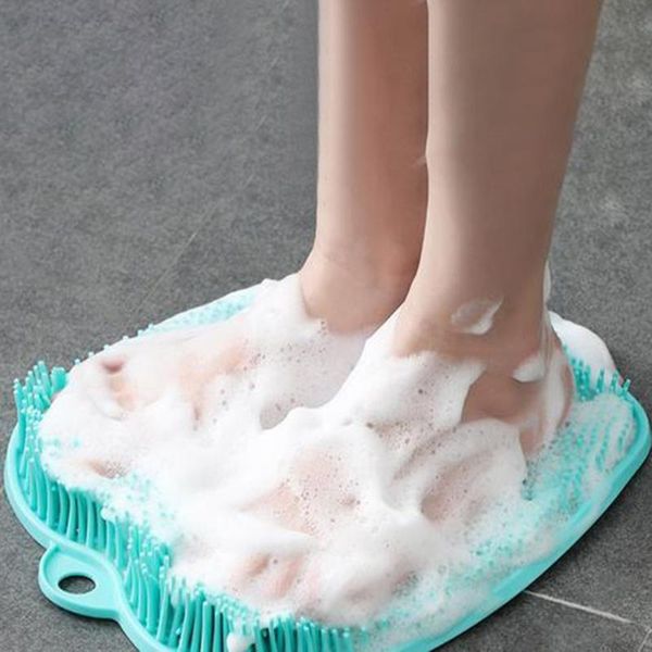 

bath mats massage foot pad silicone baking grade shower exfoliating scrub mat cleaning cushion