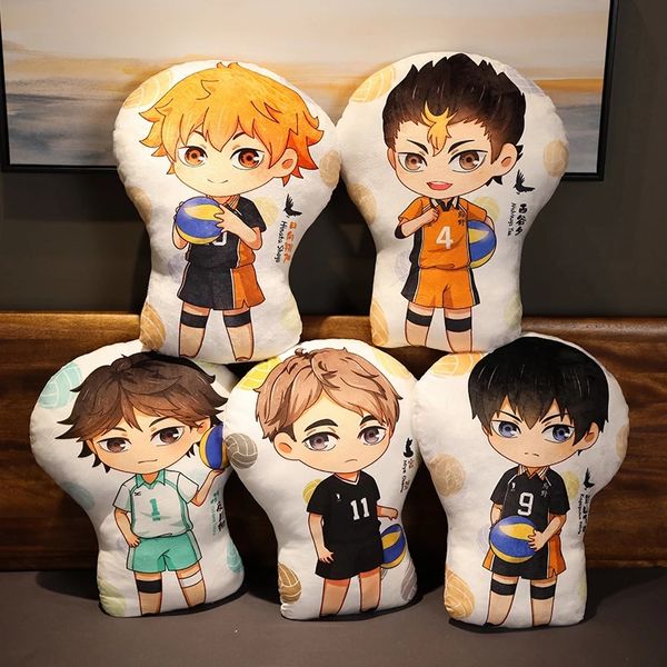 

30cm Anime Haikyuu Plush Pillow Hinata Shoyo Oikawa Tooru Kageyama Tobio Yuu Nishinoya Stuffed Soft Pendant Toys for Girls Boys