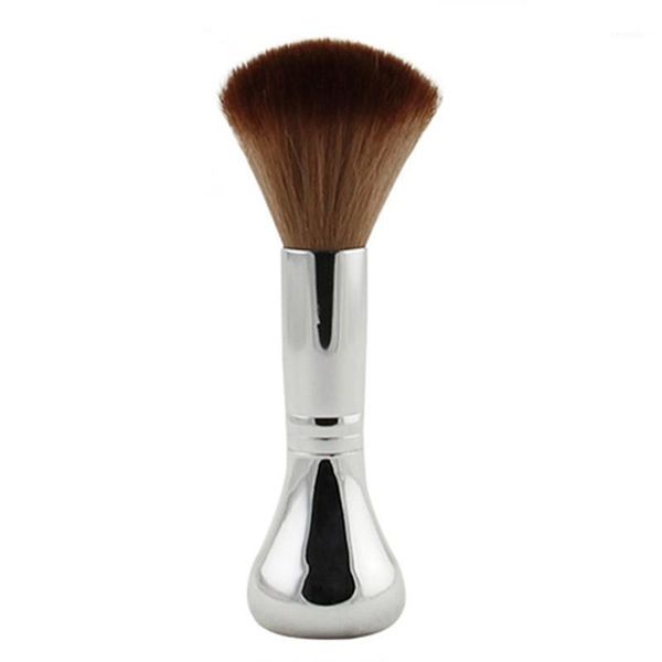 

silver barber soft brush neck duster hairdressing hair cutting salon stylist tool1