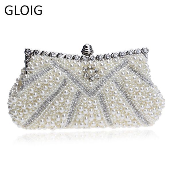

gloig beaded women evening bags rhinestones clutches handbags with chain for wedding bridal clutches evening dress bag 220211