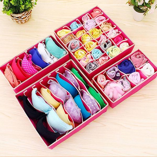 

storage drawers urijk multi-size bra underwear organizer foldable non-woven drawer closet for scarfs sock wardrobe home box