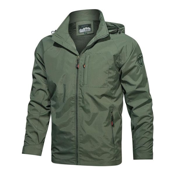 

men's jackets softshell jacket autumn spring military tactical bomber windbreaker coat breathable hooded pilot windproof outwear, Black;brown
