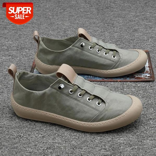 

Men's Korean version of leather shoes summer new fashion flat bottom men's casual sports shoes Drop Ship #344H