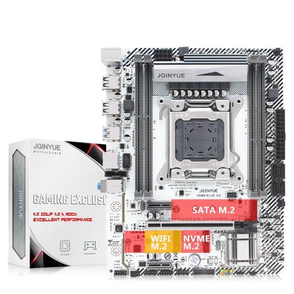

motherboards x99 deskmotherboard lga 2011-3 support ddr3 ram e5 2678 v3 2696 processor sata pci-e m.2 nvme x99m plus d3