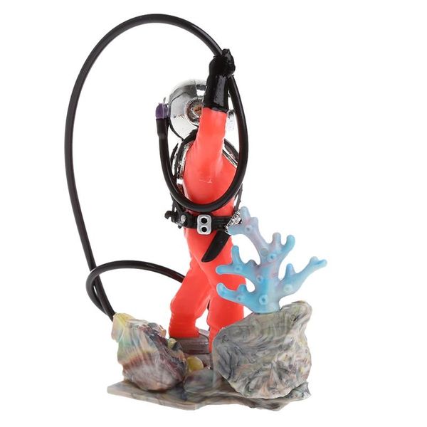 

decorations fish tank use sea treasure diver action aquarium ornament realistic design drop