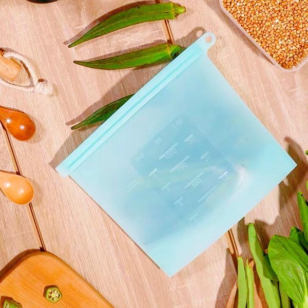 

food savers & storage containers leakproof silicone container stand up seal organizer for sandwich fruit kitchen er bag
