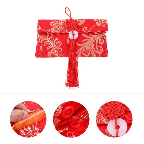 

gift wrap 2pcs chinese spring festival red packets year money bags
