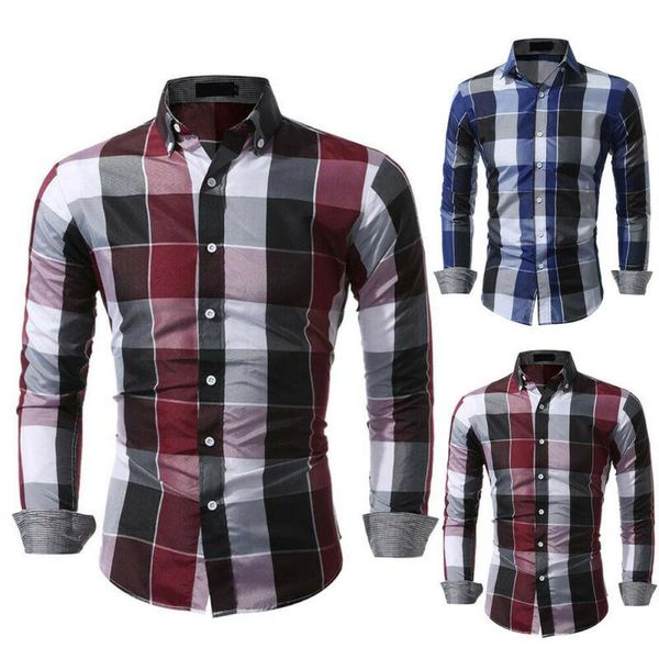 

men's casual shirts mens striped color patchwork for men fashion long sleeve clothing male shirt, White;black