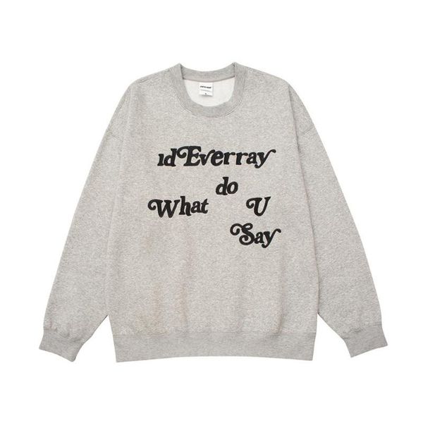 

men's hoodies & sweatshirts autumn streetwear men fleece sweatshirt letter embroidery o-neck pullover hip hop harajuku retro casual cot, Black