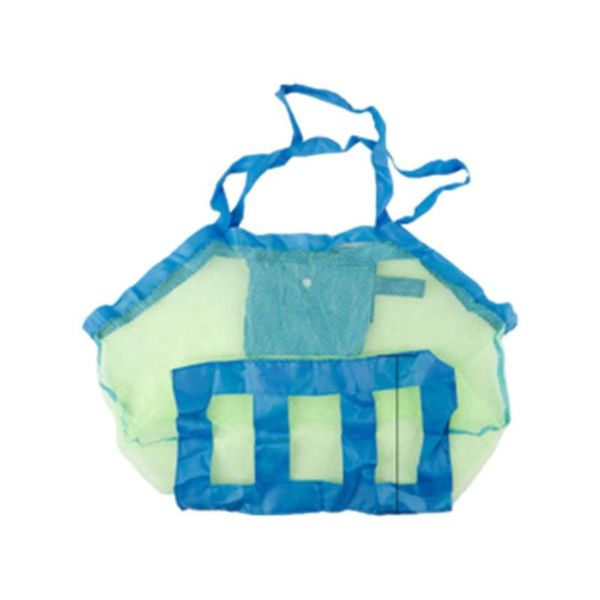 

children's beach bag outdoor storage debris net toy mesh + lining bags