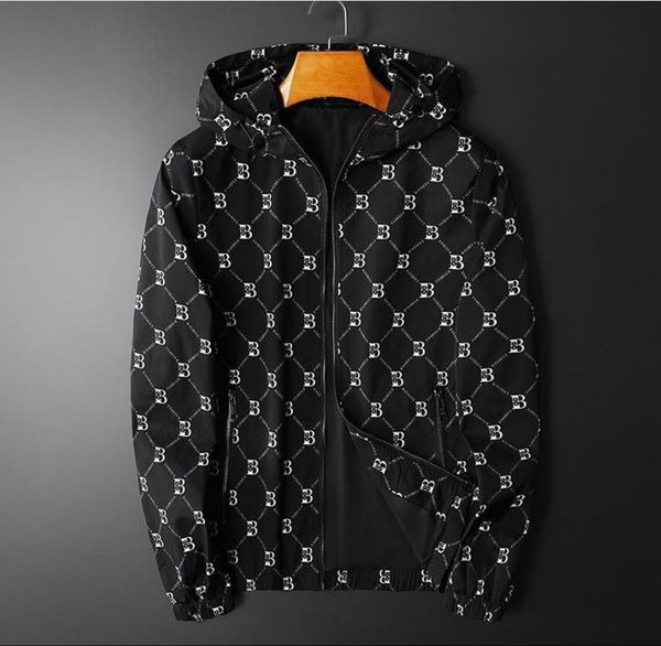

2021 european and american autumn and winter new men's handsome slim fit korean men's hooded fashion casual jacket, Black;brown