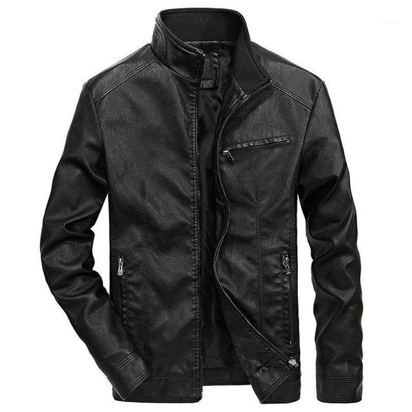 

men's jackets brand autumn winter leather jacket men windproof pu motorcycle fashion male q6256, Black;brown