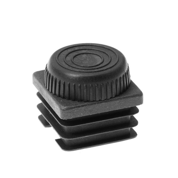 

20pcs m8 square pipe plug furniture foot mats tube cover fittings with nut and adjustable feet 35* bath