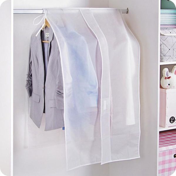 

clothing & wardrobe storage transparent clothes dust cover hanging bag organizer garment suit for closet