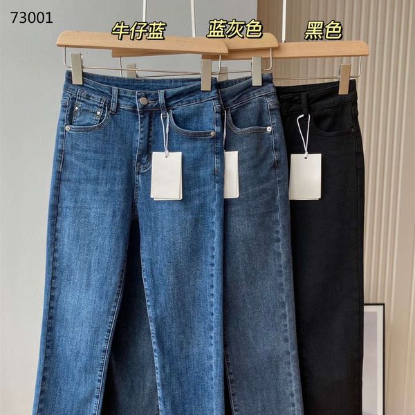 

autumn women's slit leggings casual daily slim, Blue