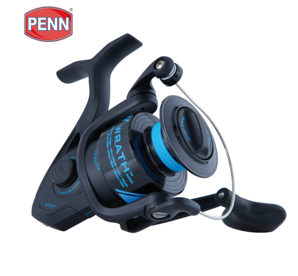 

baitcasting reels original style penn wrath 2500-8000 spinning fishing reel 2+1 bb lightweight and corrosion-resistant graphite body