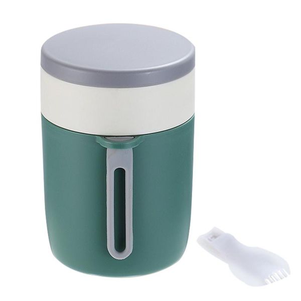

water bottles food flask container vacuum insulated camping hiking home office high capacity gift with spoon desk stainless steel easy clean