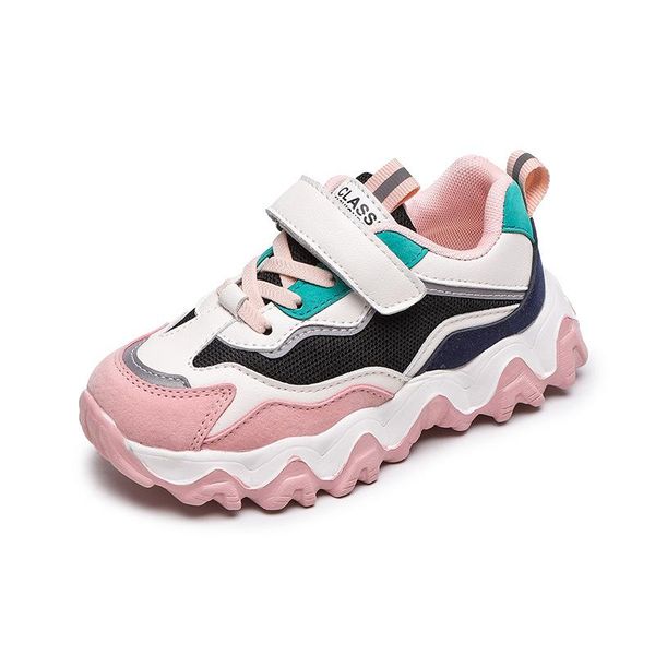 

children's sports shoes 2021 spring summer autumn fashion boys casual girls old kid kids sneakers, Black;red