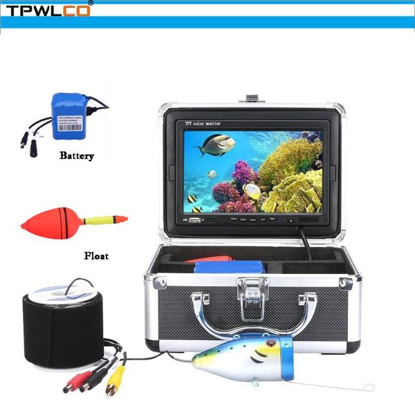 

cameras portable mini 7" inch monitor waterproof underwater fishing camera suooprt video record 15m/30m/50m cable