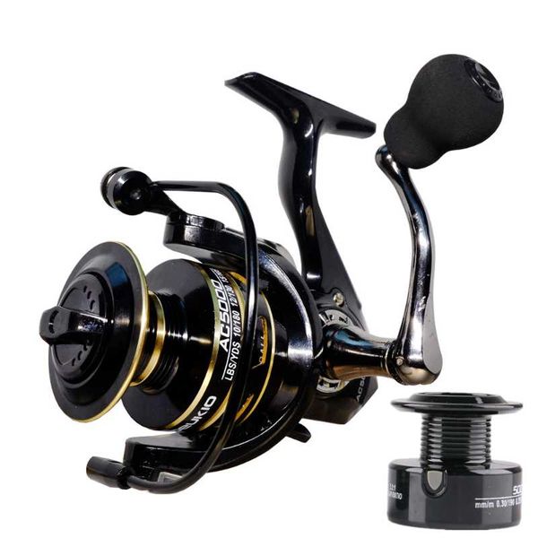 

spinning reels 8kg max drag carrete de pesca 5.2:1 metal stainless steel fishing reel saltwater for baitcasting