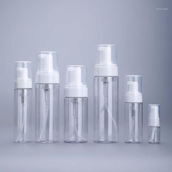 

storage bottles & jars plastic foam pump bottle travel portable refillable lotion shampoo dispenser mousse cleansing container