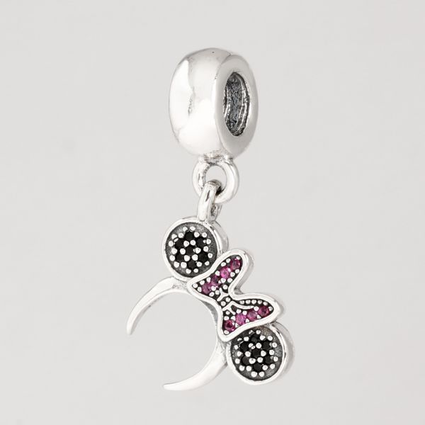 

original 925 sterling silver european charms beads fit women necklace bracelets diy sweetheart jewelry 20pcs/lot 791562nck, Black