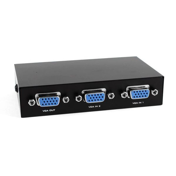 

smart home control 2 in 1 out port 15 pin female vga switch for pc tv monitor