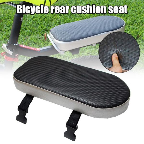 

bike saddles bicycle back seat child cover rack rest cushion with pu leather accessories parts
