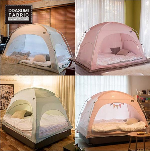

authentic korean winter indoor tent bed breathable warmth saving children's game house energy home tents and shelters