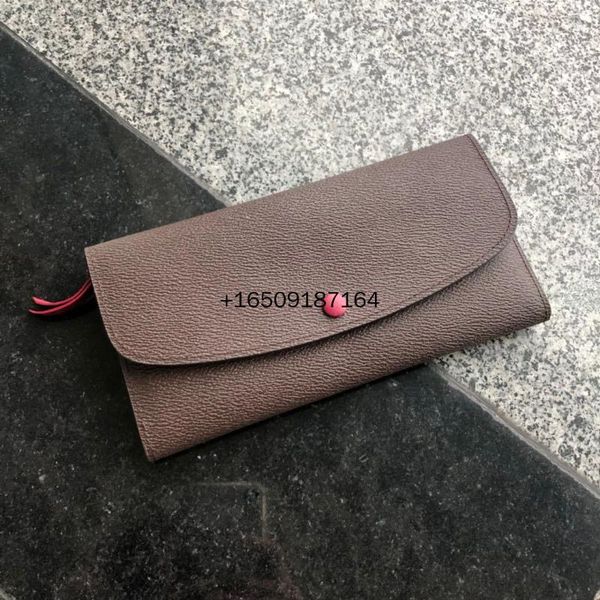 

wholesale bottoms wallet long women lady multicolor coin purse card holder classic zipper pocket clutch wallets, Red;black