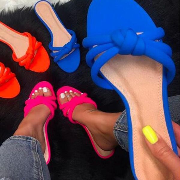 

slippers summer 2021 flat-heeled cross strap women casual all-match non-slip beach home durable sandals, Black