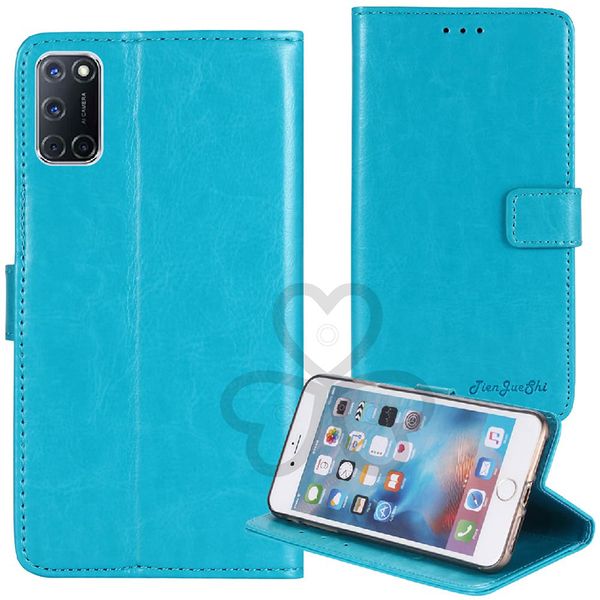 

ylyh tpu silicone protective vintage leather rubber gel cover phone case for oppo a52 a92s ace2 realme c3 6 pouch shell wallet etui skin