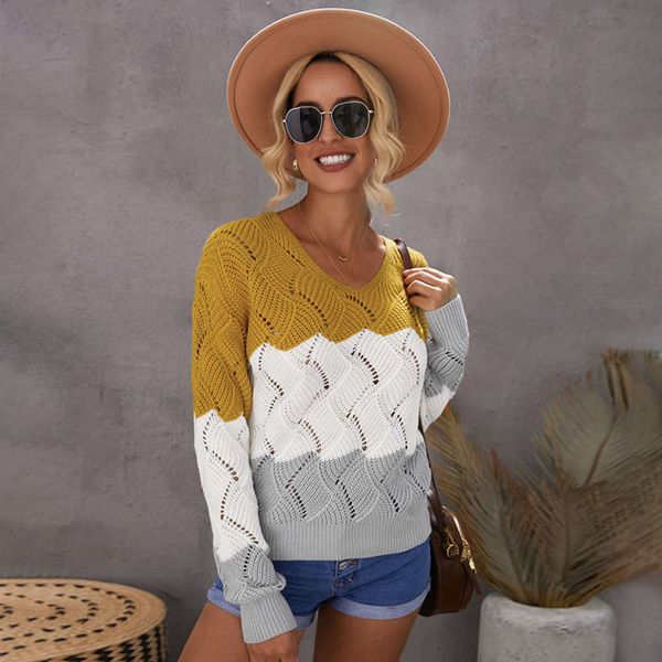 

winter v-neck sweater loose casual sweater, White;black