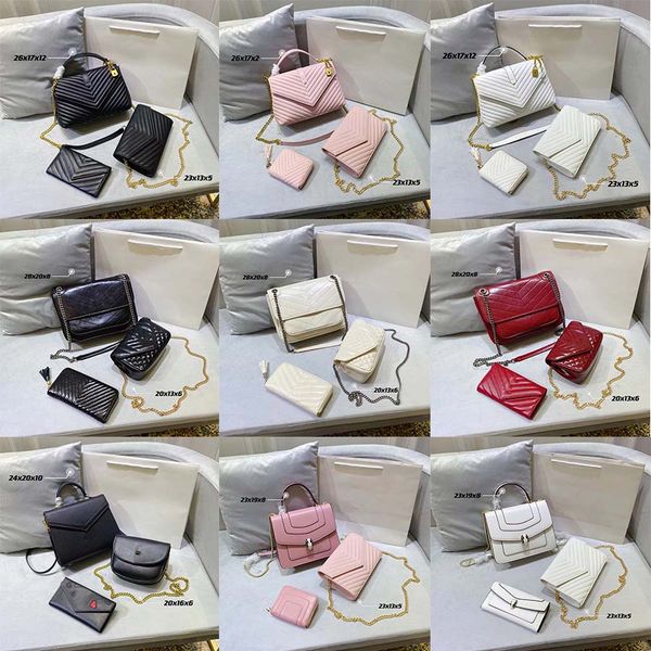 

high-quality luxury designer women's 3-piece handbag combination bag brand-name large-capacity portable multi-functional daily backpack