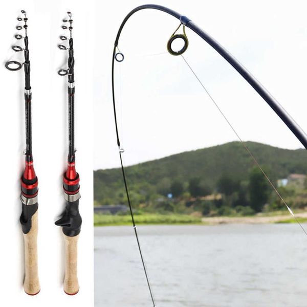 

boat fishing rods 180cm ultra light power rod wooden handle spinning casting lure weight 1-7g line 3-6lb travel pole