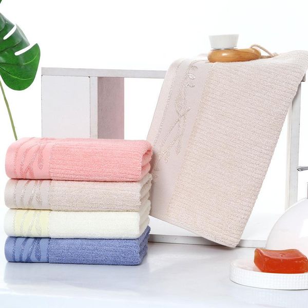 

towel thickened face bamboo fiber bathroom soft breathable absorbent daily household 33*74cm