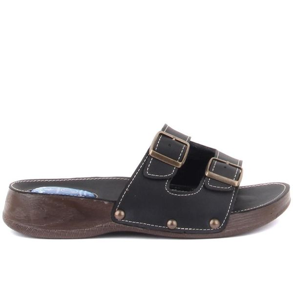 

slippers silikon jelli black color orthopedic women heel spurs slipper