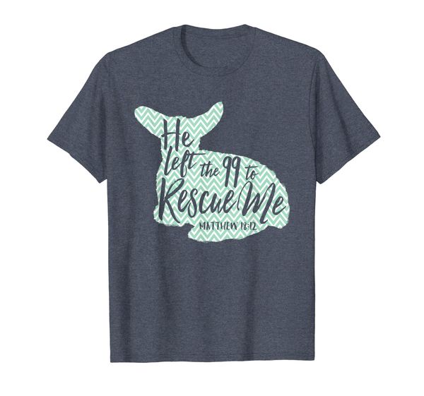 

he left the 99 to rescue me green chevron pattern t-shirt, White;black