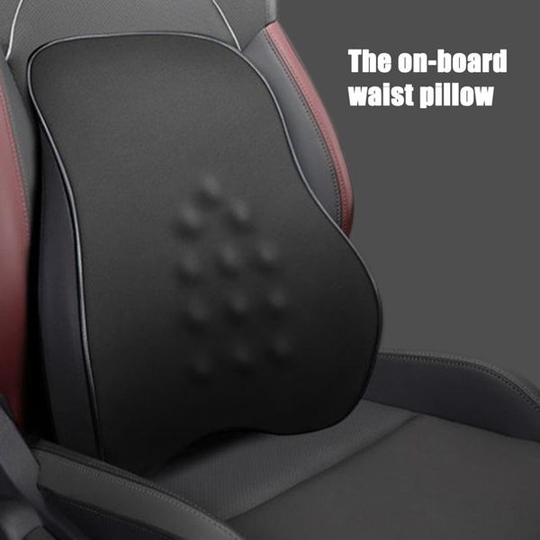 

seat cushions car massage pillow lumbar universal back support relieve fatigue auto