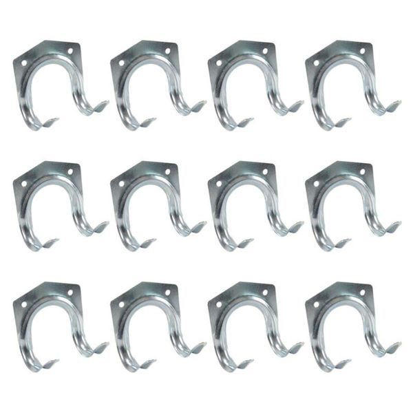 

fishing hooks 15pcs wooden board tools wall hanging double powerful (silver)