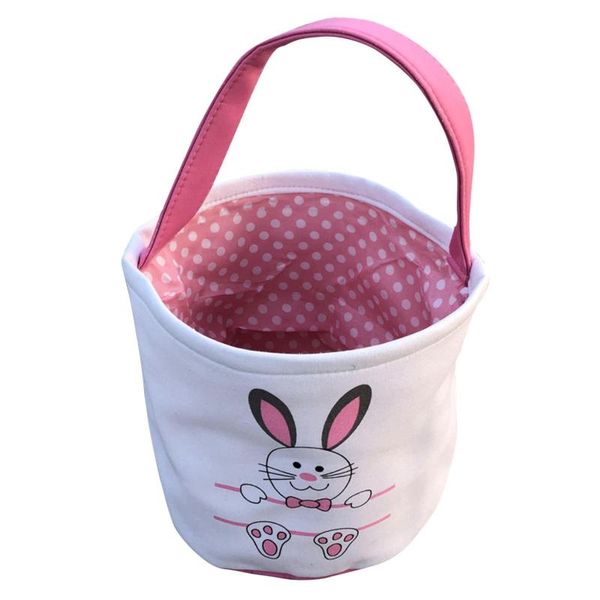 

easter basket holiday printed canvas gift carry candy bag high qaulity birthday party snack packaging #yl10 storage bags