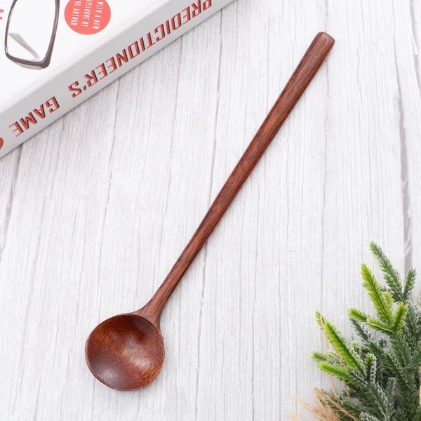 

spoons 1pc long mixing spoon simple soup server for shop restaurant home