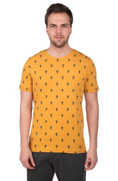 

men's t-shirts balloon pattern men 's cycling neck t-shirt, White;black