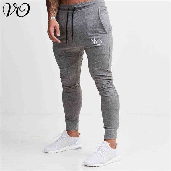 Jogger Herbst lässige Streetwear Baumwollhose Muskelmode Herren Sporthose Fitnessstudios Workout Bodybuilding Herrenbekleidung G0104