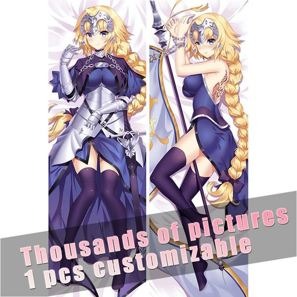 

pillow case anime jeanne d'arc fate/grand order fgo cover hugging body pillowcase otaku bedding dakimakura custom