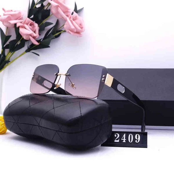 

vintage new sunglasses men's and women's street shooting sunglasses travel fashion glasses 2409 glasses_outlet3i8q, White;black