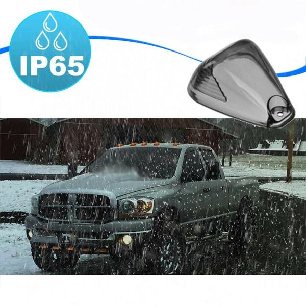 

emergency lights 5pcs car led light covers smoke cab roof running marker cover abs plastic lens for f-250 f-350 super duty tools